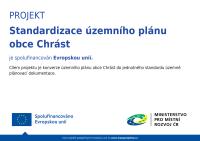 Dotace Územní plán Chrást