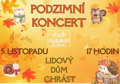 PODZIMNÍ KONCERT 5.11.2025