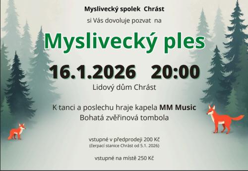MYSLIVECKÝ PLES 16.1.2026 1