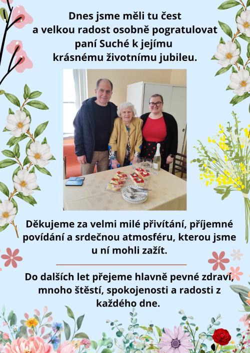 Blahopřání k narozeninám 24.4.2026